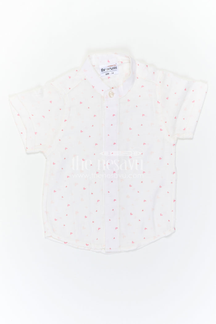 The Nesavu Boys Cotton Shirt Boys Cotton Shirt for Daily Wear and Playful Outings Nesavu Nesavu Boys Muslin Cotton Printed Shirt For Daily Wear And Summer Outings With Breathable Lightweight Fabric