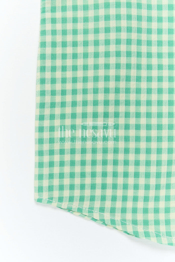 The Nesavu Boys Cotton Shirt Boys Cotton Shirt for Summer Outings and Daily Wear Nesavu Nesavu Boys Cotton Checked Shirt For Summer Outings And Daily Wear With Soft Breathable Fabric