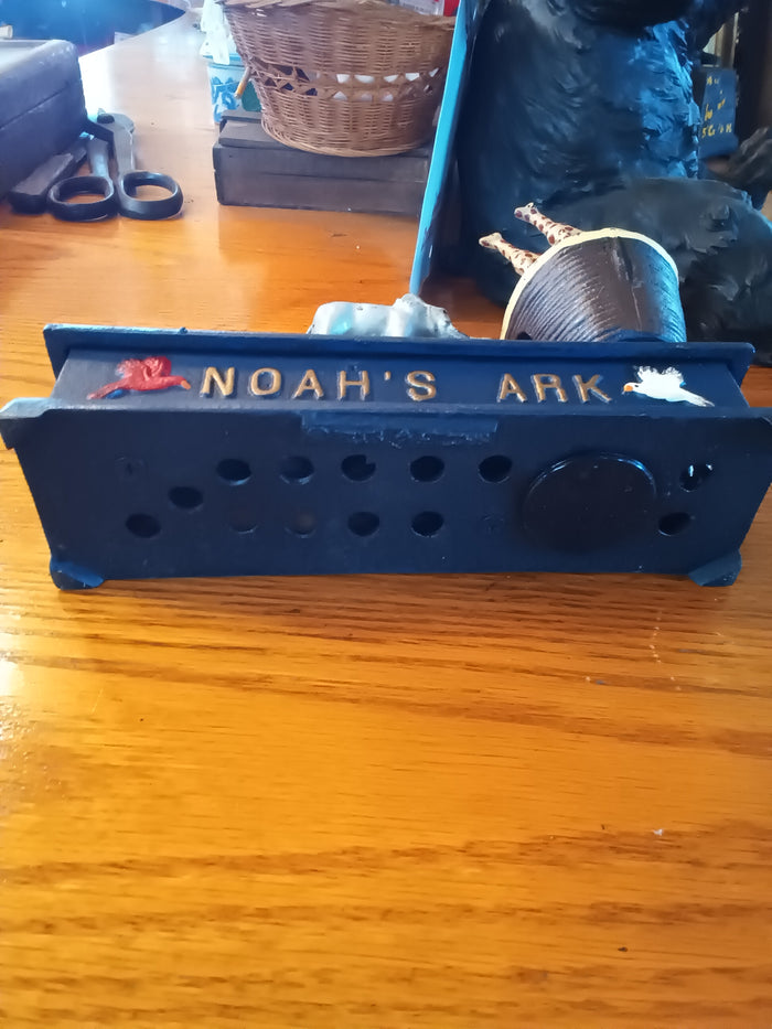 Cast Iron mechanical Noah's Ark Bank