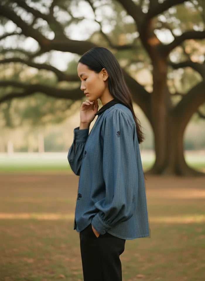 CORA HANDCRAFTED DENIM SHIRT