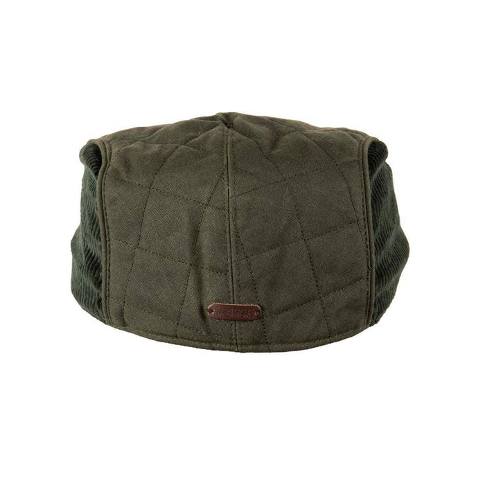 Cotton Wax Quilt Cord Flat Cap | Classic Design with Modern Appeal