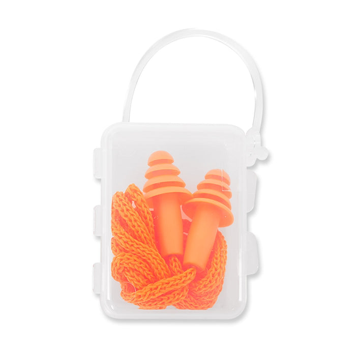 Forcefield Comfort Corded Reusable Earplugs, NRR 25