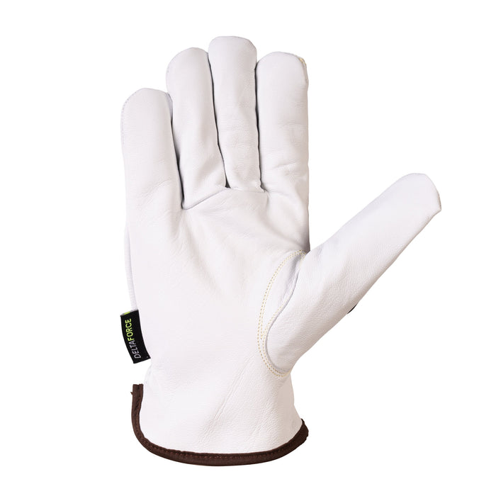 Forcefield Delta Force Anti-Impact Goatskin Grain Para-Aramid Lined Winter Leather Gloves ANSI Cut A7