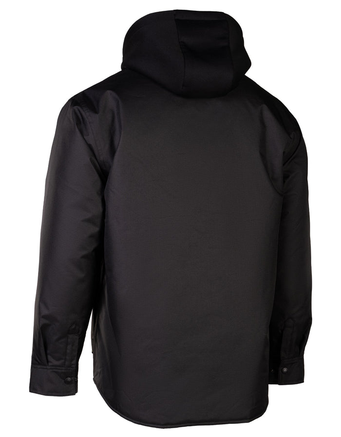 Forcefield Hoodie Shacket With Detachable Hood