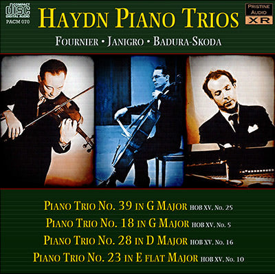 FOURNIER, JANIGRO, SCHERCHEN The Piano Trios Collection (1951-53) - PABX021 - CD
