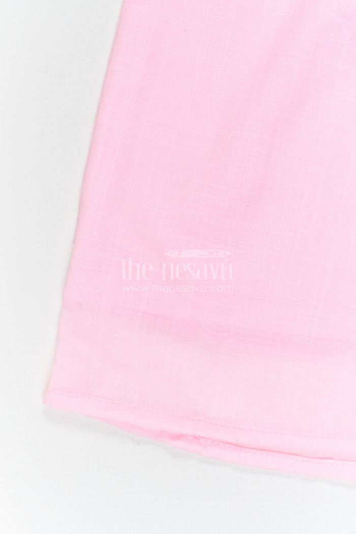 The Nesavu Girls Co-Ord Sets Girls Co Ord Sets for Casual Outings and Daily Wear Nesavu Nesavu Girls Co Ord Set For Casual Wear Blend Cotton With Thread Embroidery Matching Outfit