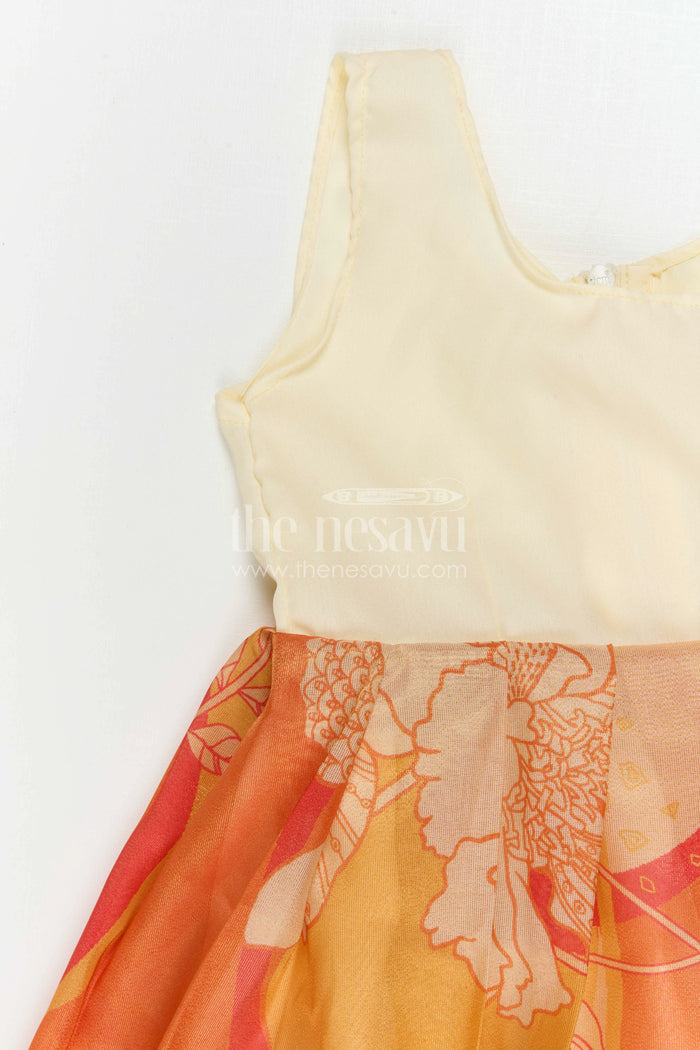 The Nesavu Pattu Pavadai Girls Pattu Pavadai for Traditional Functions and Festive Occasions Nesavu Nesavu Girls Pattu Pavadai For Traditional Functions And Festive Occasions With Semi Banaras Art Silk Design