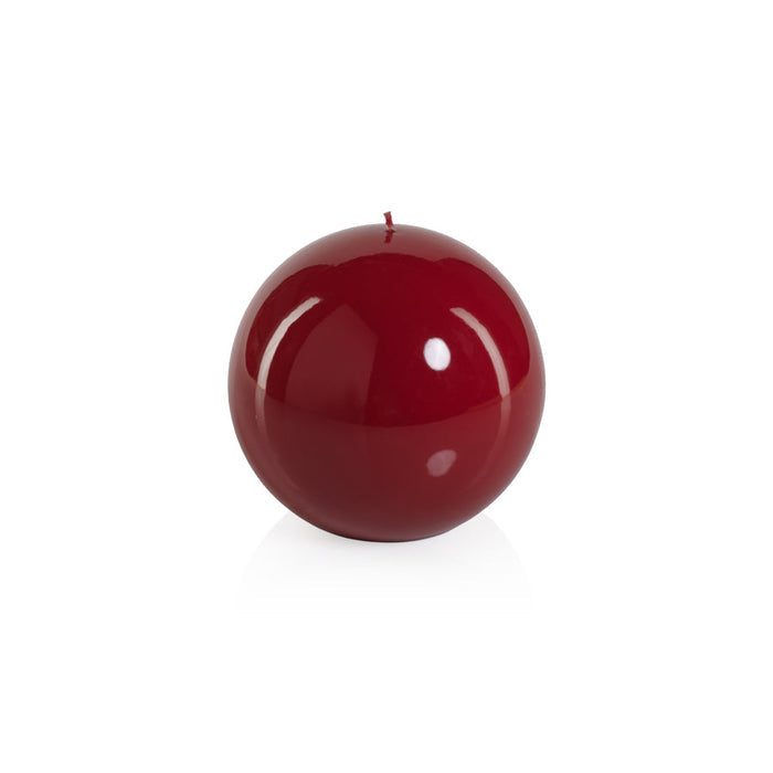 Lacquer Ball Candle - Red - Candles by Carlyle Avenue