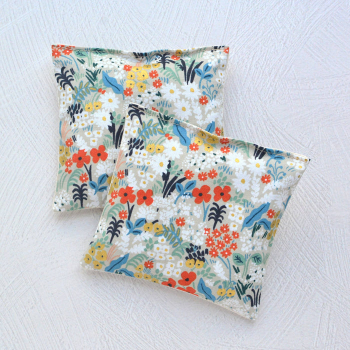 Lavender Sachet Bundle Meadow Floral in Natural & Gold