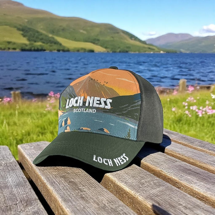 Loch Ness Mesh Trucker Cap