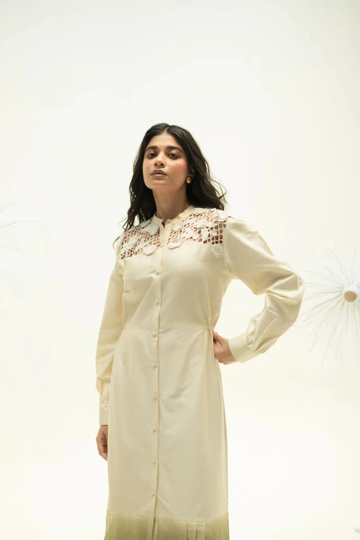 MEADOW PLEATED SHIRT DRESS My Store