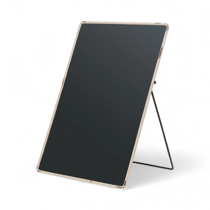 Metal Framed Magnetic Chalkboard with Easel