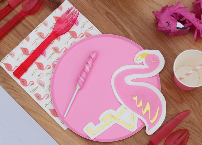 Neon Rose Large Plates