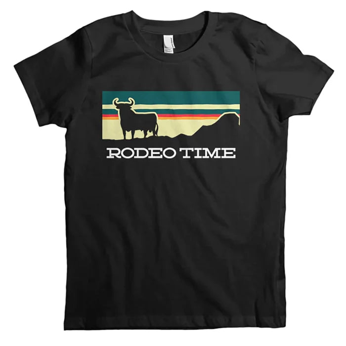 Sunset Rodeo Time T-Shirt - Kids