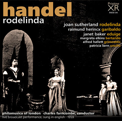 SUTHERLAND Handel: Rodelinda (Sadler's Wells, 1959) - PACO144 - CD