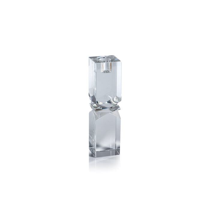 Vienna Artistry Crystal Candle Holder - Clear - Candle Holders by Carlyle Avenue