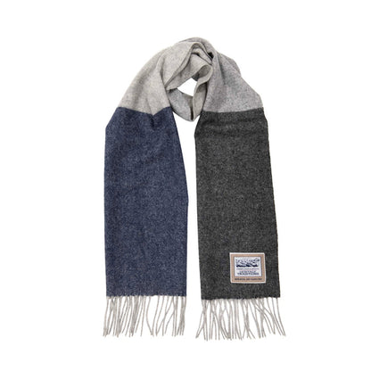 100% Wool Colour Block Scarf