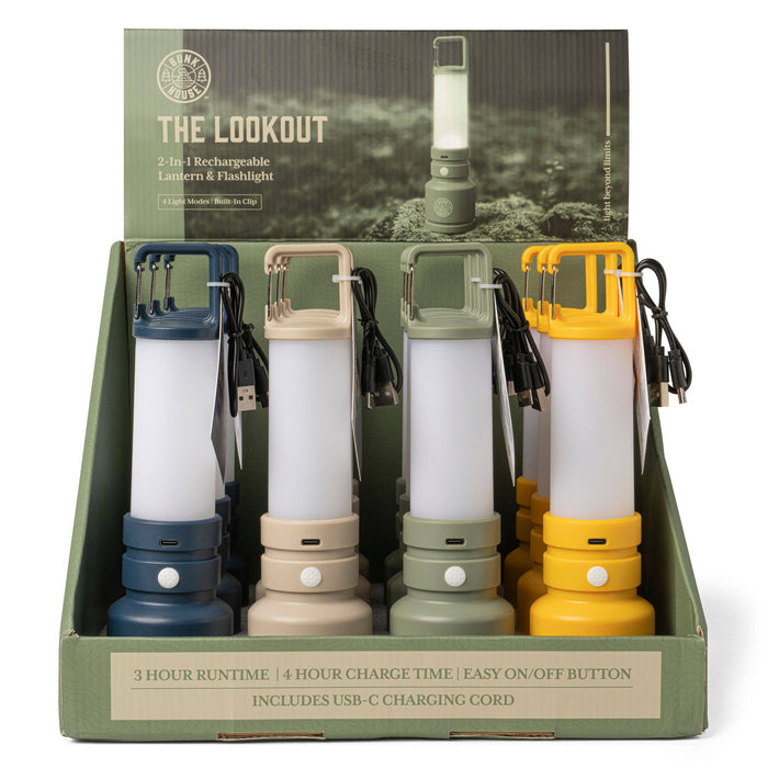2-In-1 Rechargeable Lantern & Flashlight