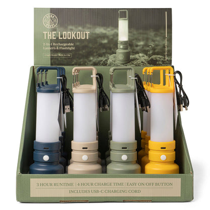 2-In-1 Rechargeable Lantern & Flashlight