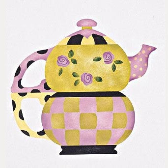 #237 Two for Tea Stencil