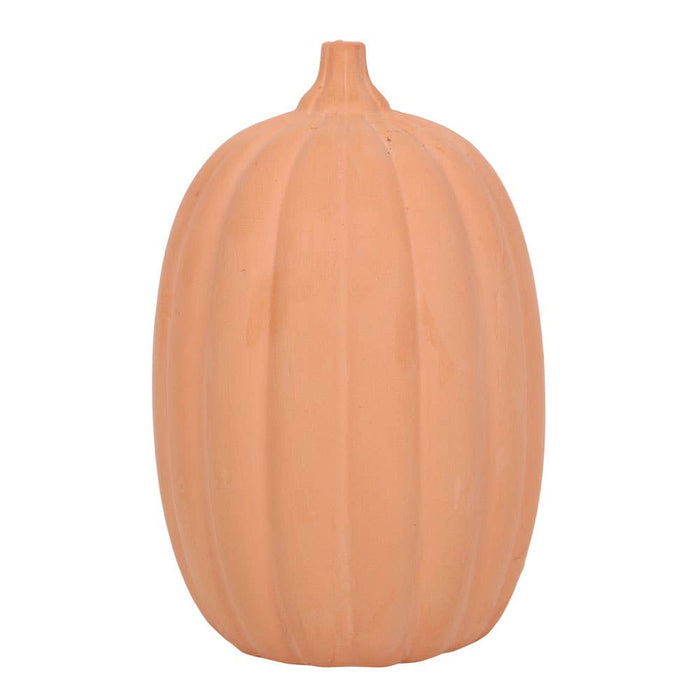 30cm Terracotta Halloween Pumpkin Decoration