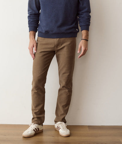 5 Pocket Flex Terry Pant Slim Straight - Daisy Brown