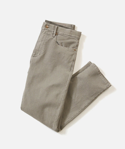 5 Pocket Flex Terry Pant Slim Straight - Olive