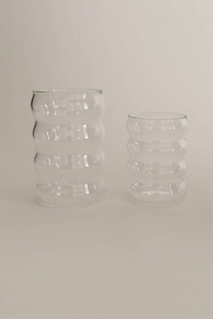 6oz Ripple Cup, Clear - Glassware by Carlyle Avenue