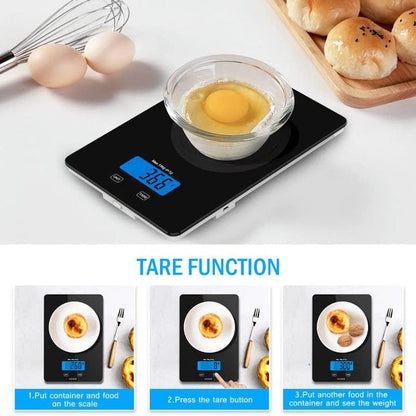 A0554, Food Scale, 33lb/15Kg Digital Kitchen Scale     @ #