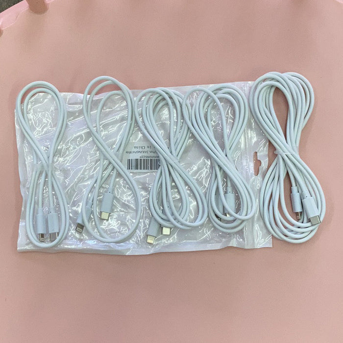 A1058, 5 pack iPhone Charger Cable USB A  to iPhone (Mixed Color) &