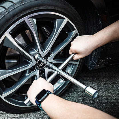 A8037, Universal Heavy Duty Lug Wrench, 4-Way Tire Iron Wrench         &