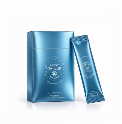 Agent Nateur | holi (mane) sachets marine collagen peptides and pearl hair, skin, nails - Agent Nateur - Living with Ivey