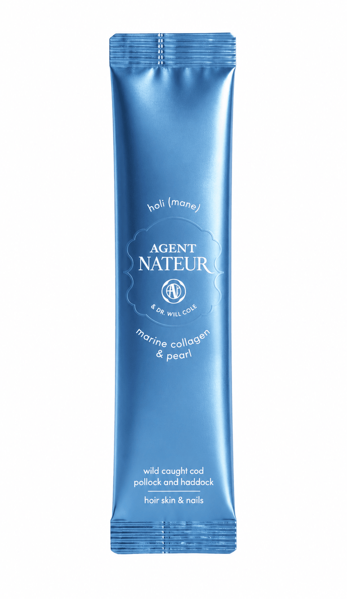 Agent Nateur | holi (mane) sachets marine collagen peptides and pearl hair, skin, nails - Agent Nateur - Living with Ivey