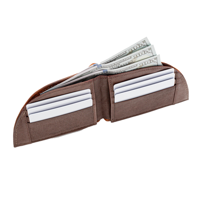 American Bison Leather Front Pocket Wallet
