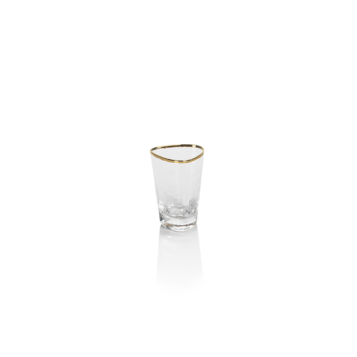 Aperitivo Triangular Glassware w/Gold Rim - Glassware by Carlyle Avenue