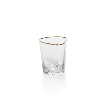 Aperitivo Triangular Glassware w/Gold Rim - Glassware by Carlyle Avenue