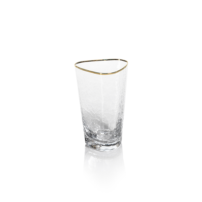 Aperitivo Triangular Glassware w/Gold Rim - Glassware by Carlyle Avenue