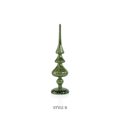 Decorative LED Finial - Green - Christmas Decor by Carlyle Avenue