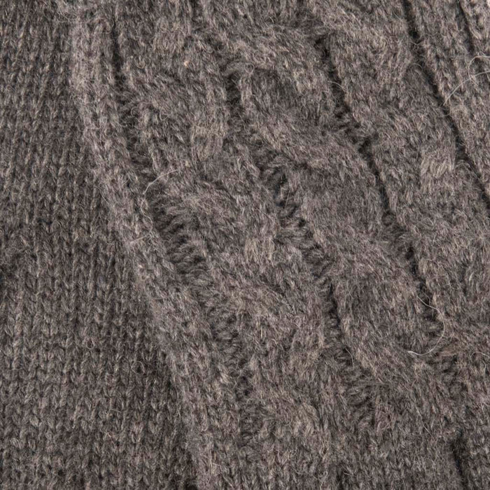 Aran Cable Cuff Fine Knit Gloves Stay Warm & Stylish with Aran Cable Cuff Fine Knit Gloves