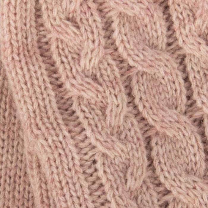 Aran Cable Cuff Fine Knit Gloves Stay Warm & Stylish with Aran Cable Cuff Fine Knit Gloves