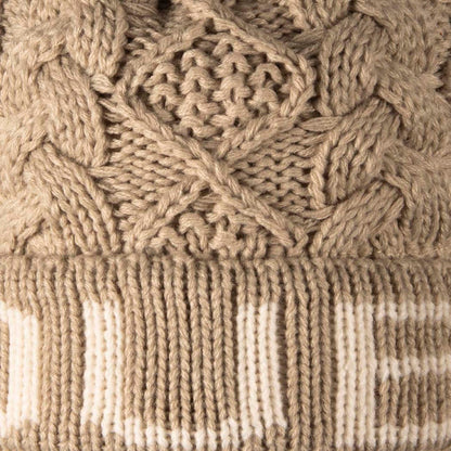 Aran Cable Dublin Pom Pom Beanie Hat Show Your National Pride with the Aran Cable Dublin Pom Pom Beanie Hat