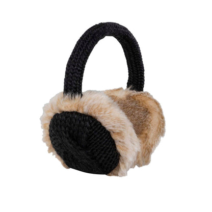 Aran Cable Ear Muffs Aran Cable Ear Muffs with Faux Fur Trim - Timeless 3GG Knit