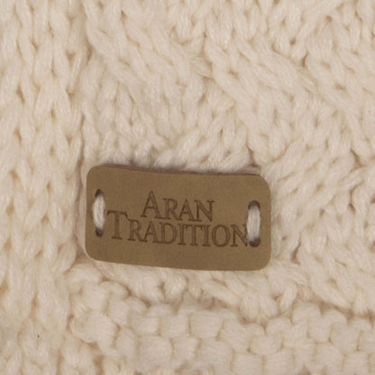 Aran Cable Knit Classic Scarf Wrap in Tradition & Warmth with Aran Cable Knit Classic Scarf