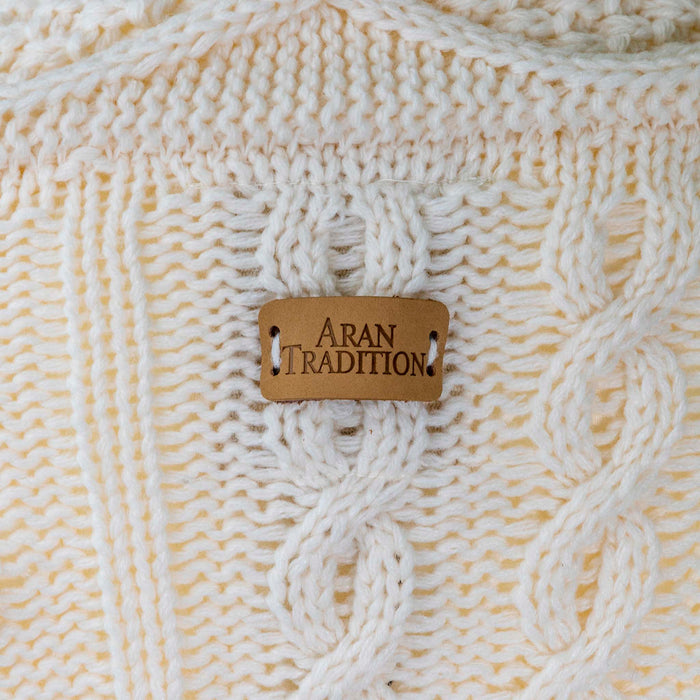 Aran Cable Shawl Neck Cape Aran Cable Shawl Neck Cape | Traditional Design | Cozy Knit
