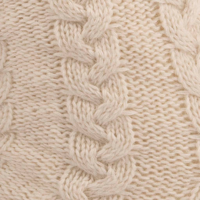 Aran Cable Slipper Sock - Cream Cozy & Stylish Aran Cable Slipper Sock in Cream | Chunky Cable Knit