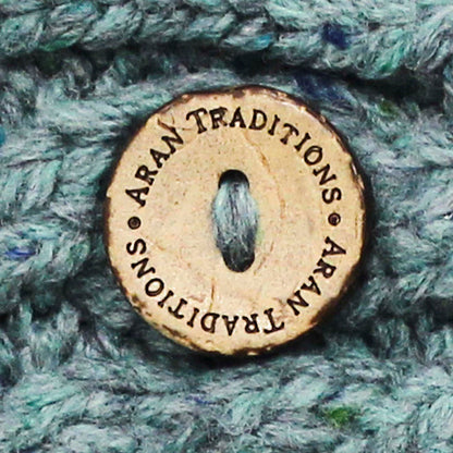 Aran Donegal Cable Button Headband Stay Cozy and Chic with Aran Donegal Cable Button Headband