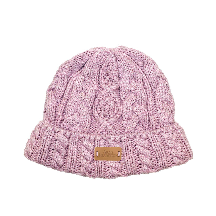 Aran Donegal Cable Turn up Beanie Hat Experience Cozy Elegance with Aran Donegal Cable Turn up Beanie Hat