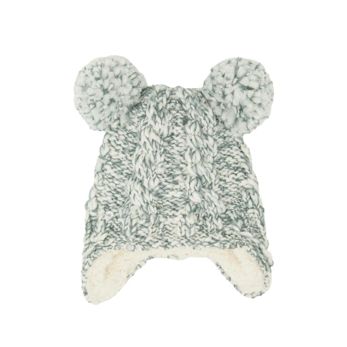 Aran Junior Cable Pom Pom Fleece Lined Hat Aran Junior Cable Pom Pom Fleece Lined Hat | Cute 'Mini-Me' Design