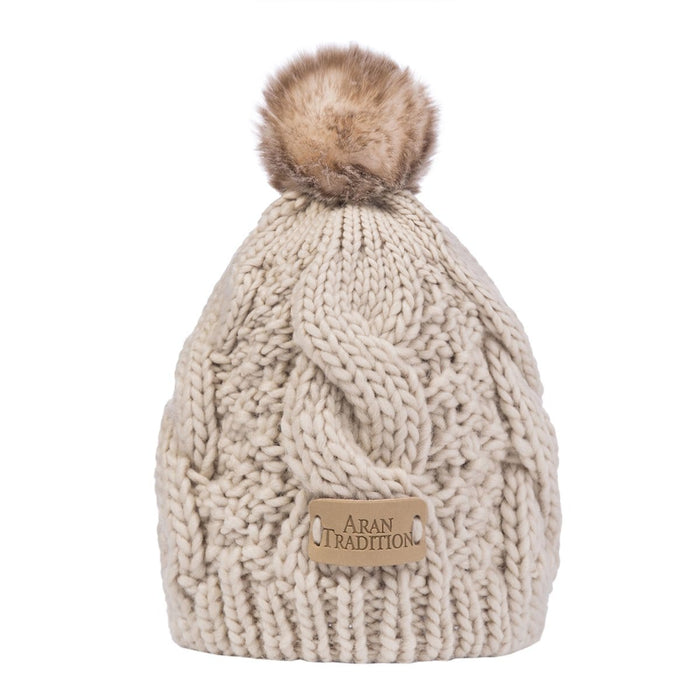 Aran Junior Cable Tammy Hat Aran Junior Cable Tammy Hat - Mini Me | Classic Chunky Cable Knit
