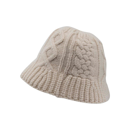 Aran Knitted Bucket Hat